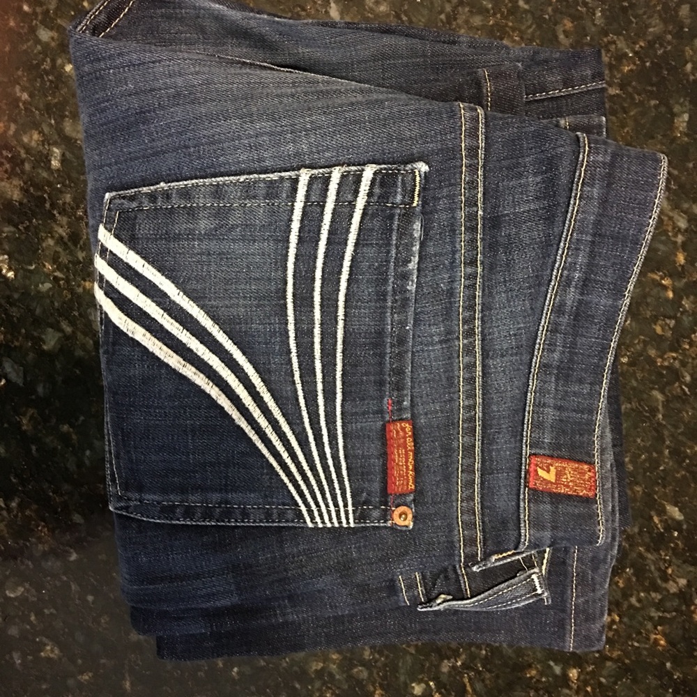 7 for all mankind flare jeans
